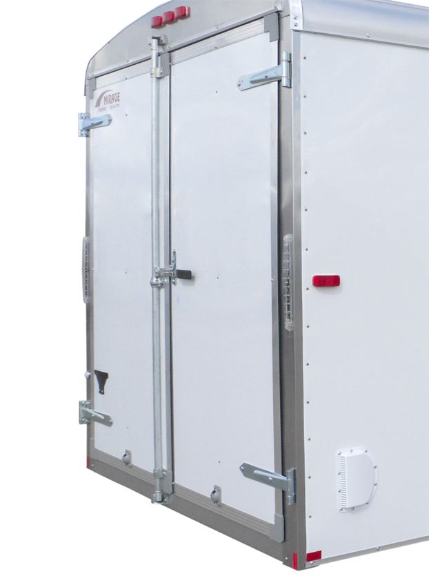 Cam Lock Rear Double Door, 7 Wide Trailers