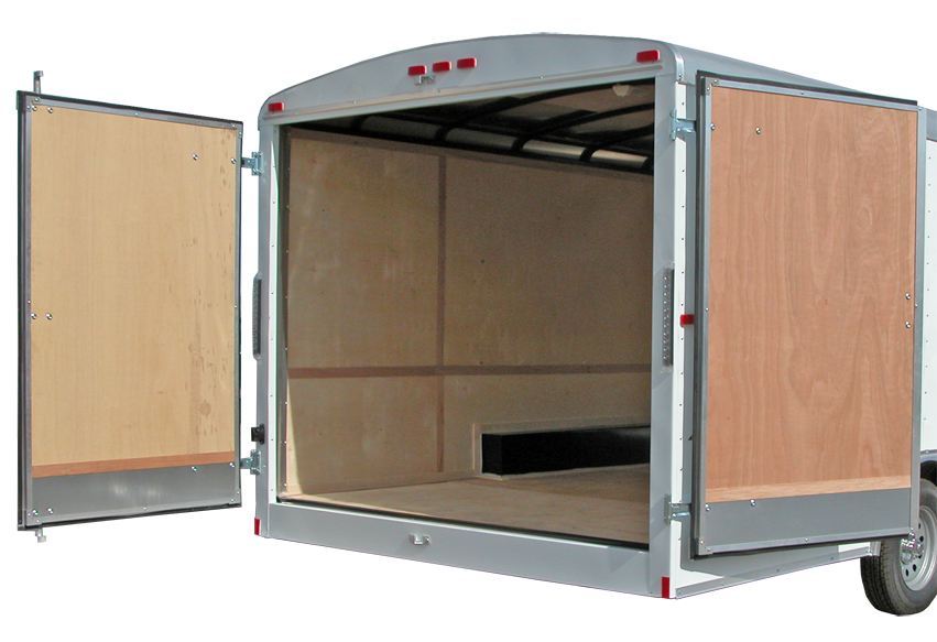 Cam Lock Rear Double Door, 8 Wide Trailers