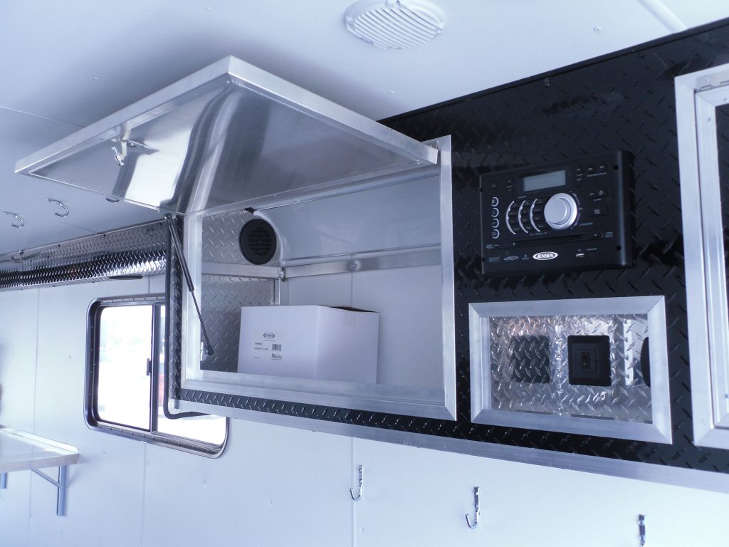 Mirage Trailers | Trailer Models | Picture | xtreme-snow-interior-hanging-cabinet